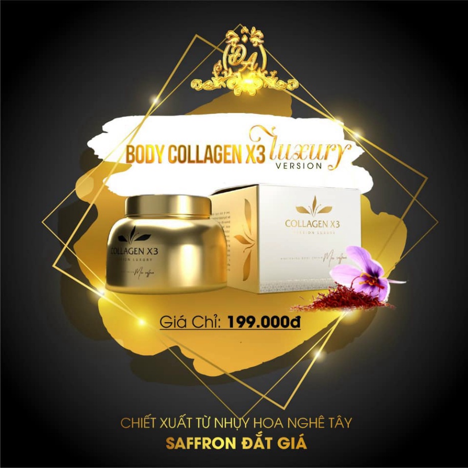 [CAM KẾT CHẤT LƯƠNG] - Kem body Collagen X3 Luxury kích trắng da chính hãng Mỹ Phẩm Đông Anh | BigBuy360 - bigbuy360.vn