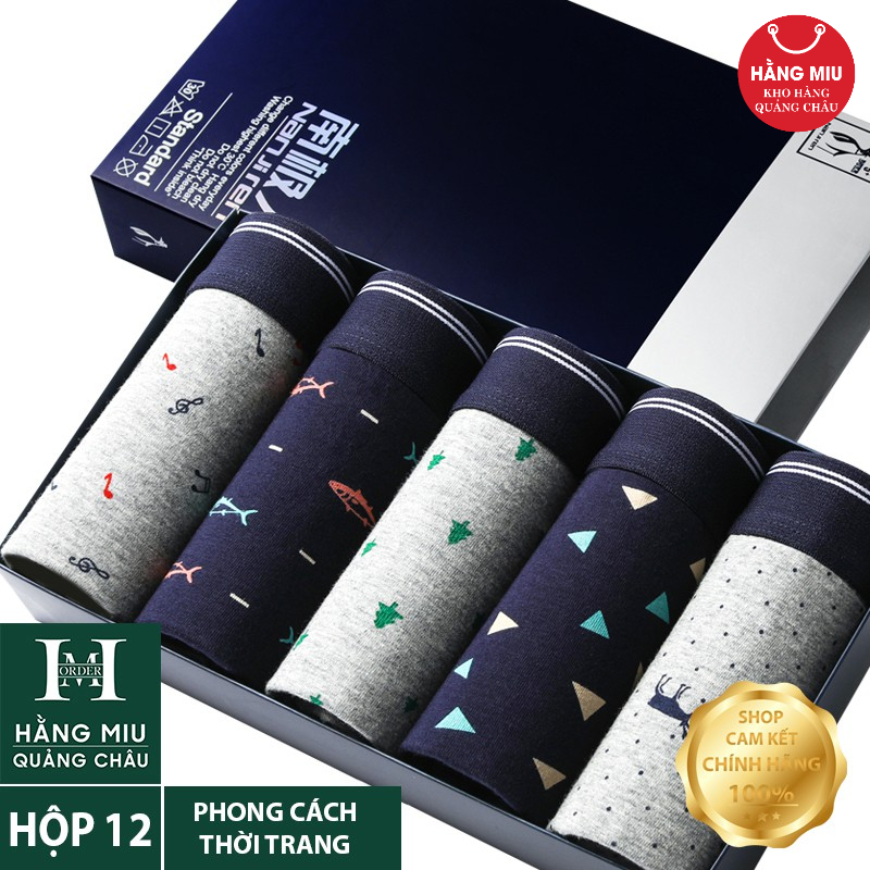 Hộp 5 Quần Lót Nam NANJIREN Nhập Khẩu Chính Hãng
