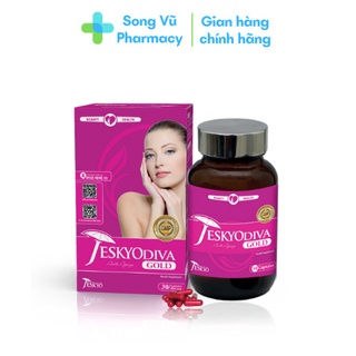 Viên uống dưỡng da Collagen Jeskyo Diva Gold (Hộp 30 viên)