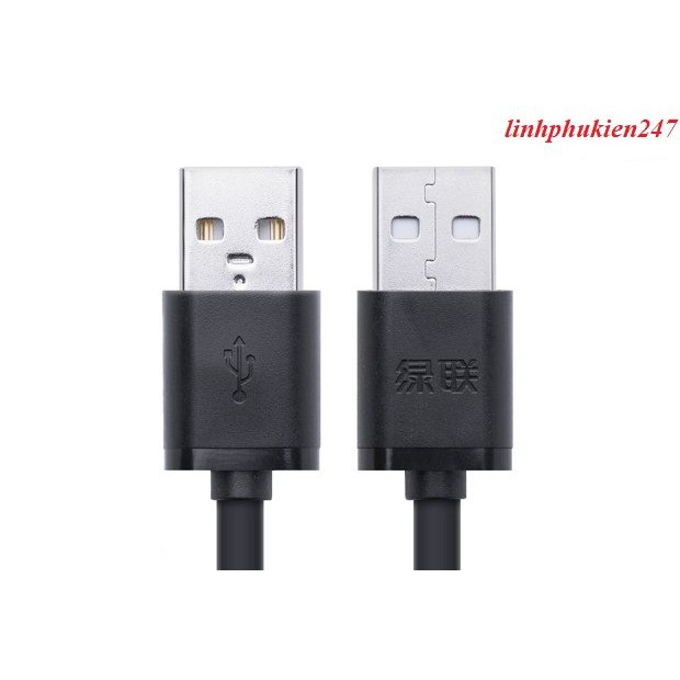 Cáp USB 2.0 2 đầu đực dài 0,5m chính hãng Ugreen UG-10308