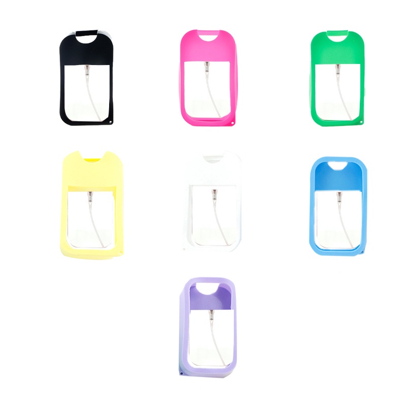 Bộ Chai Xịt Cồn 45Ml + Vỏ silicone + Móc Khóa Mang Đi Tiện Lợi