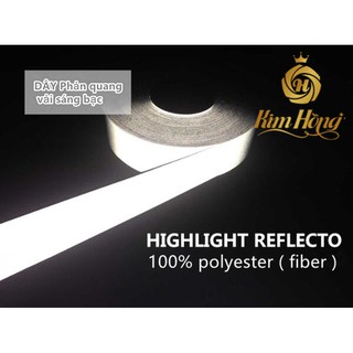 Dây Phản Quang Xám 5cm, 2.5cm (1 cuộn x 100m)