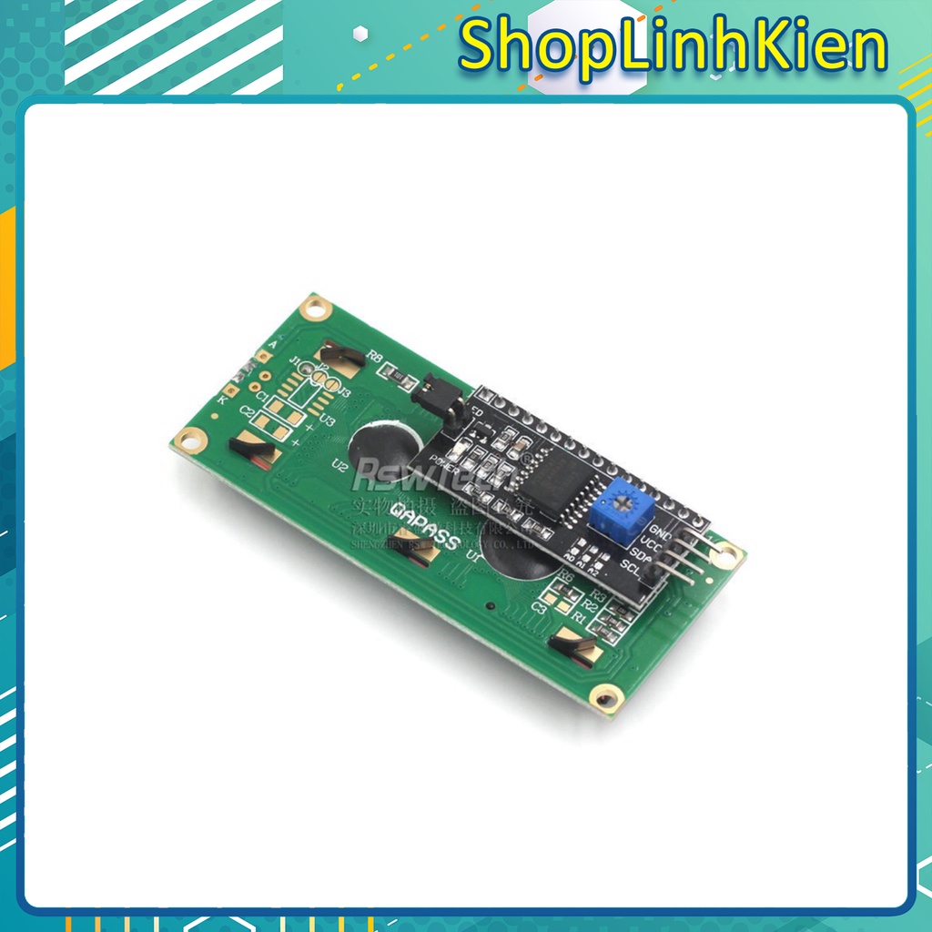 Màn hình LCD1602 có tích hợp module chuyển đổi I2C