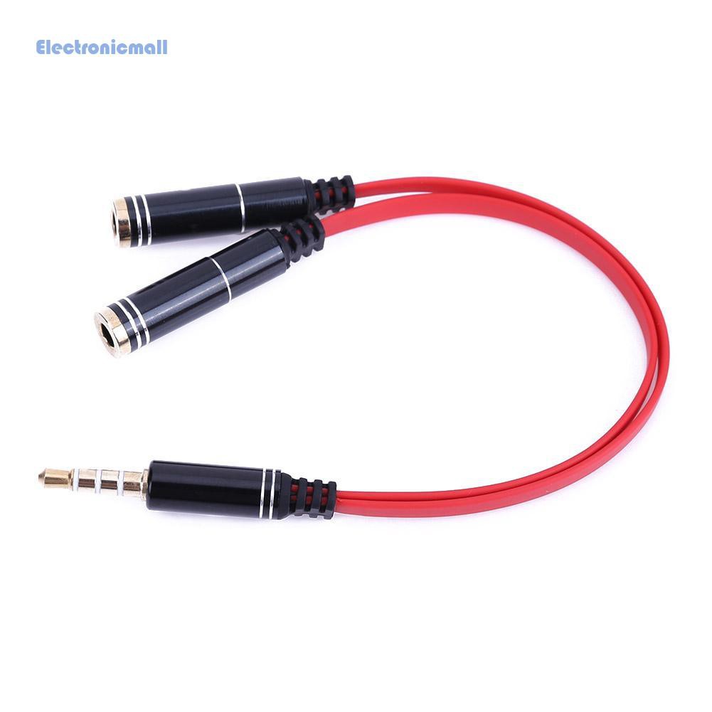 Dây Cáp Âm Thanh Chia 2 Cổng Âm Thanh 3.5mm Mall01
