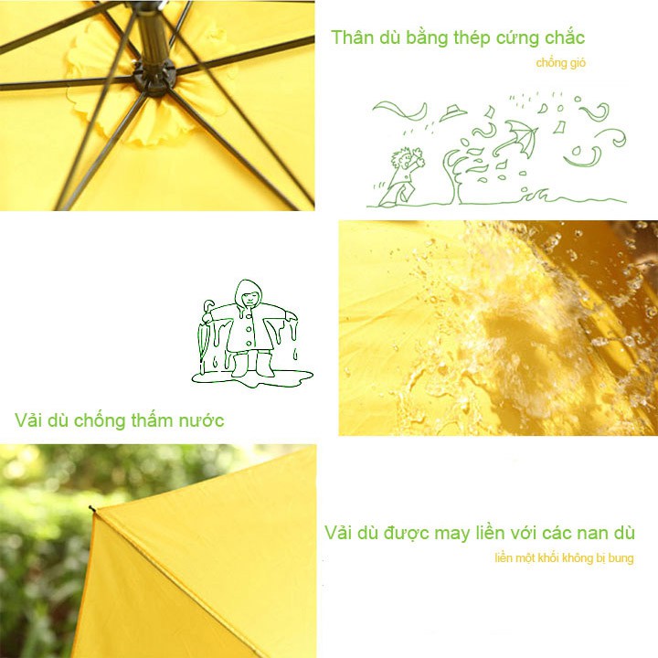 DÙ CHE NẮNG MƯA HÌNH TRÁI CHUỐI (FOLDABLE BANANA UMBRELLA)