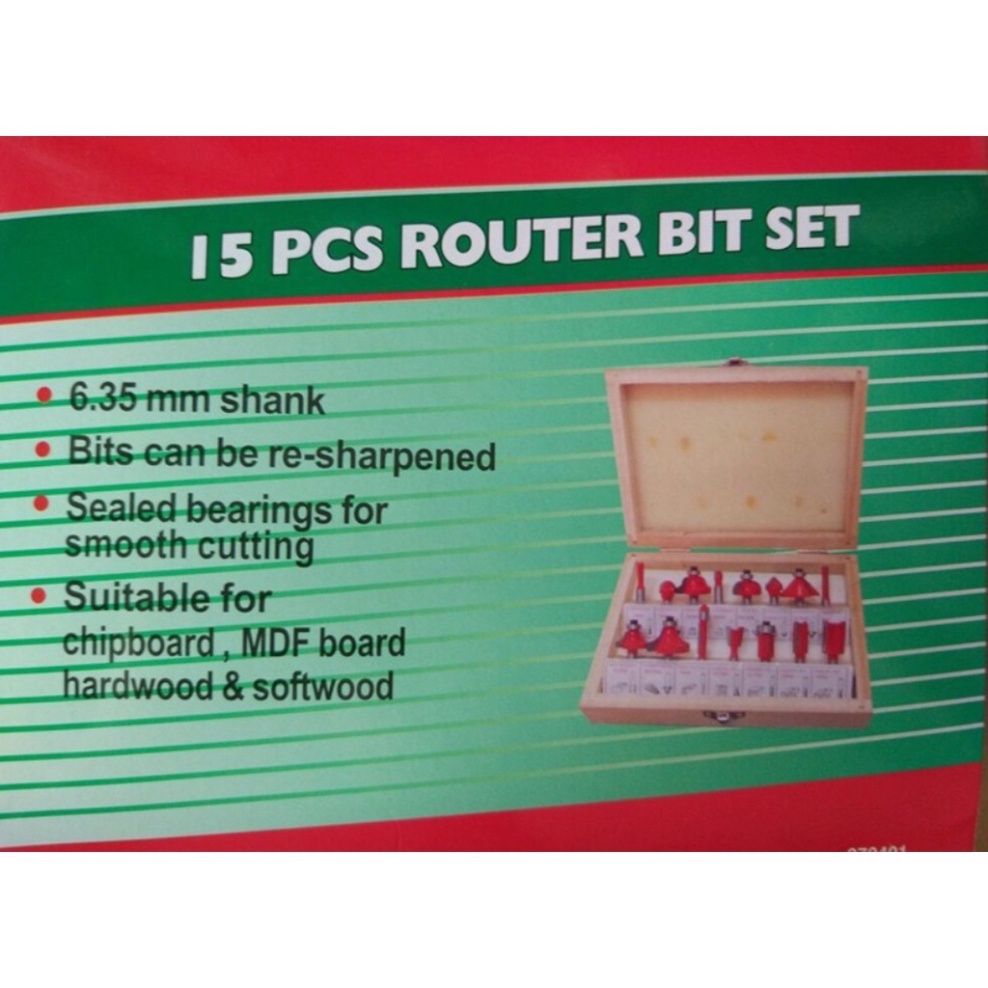 Mũi phay gỗ 12.7mm, Bộ mũi soi gỗ
