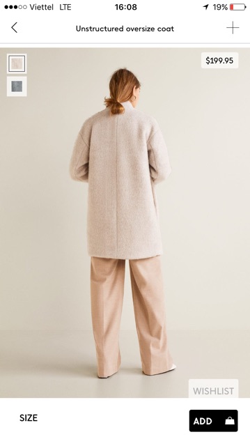 Áo khoác mango xịn