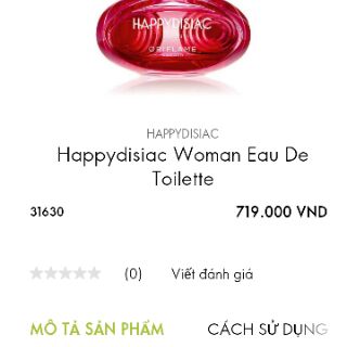 Nước hoa nữ HAPPYDISIAC