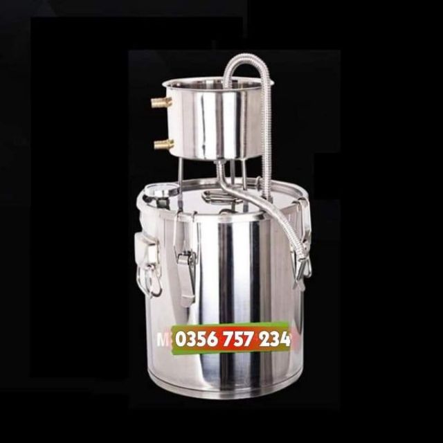 Nồi chưng cất 11lit INOX 304 BH 12 THÁNG