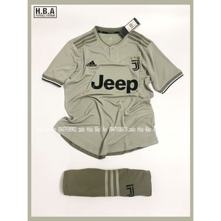 JUVENTUS XANH XÁM CỰC CHẤT/BỘ QUẦN ÁO ĐÁ BANH CAO CẤP SIÊU ĐẸP