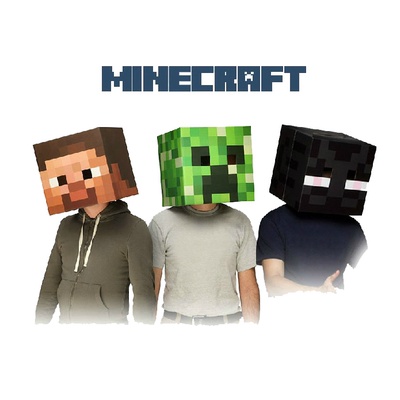 Mặt Nạ Hóa Trang Nhân Vật Game Minecraft Kích Thước 12x12x12 inches