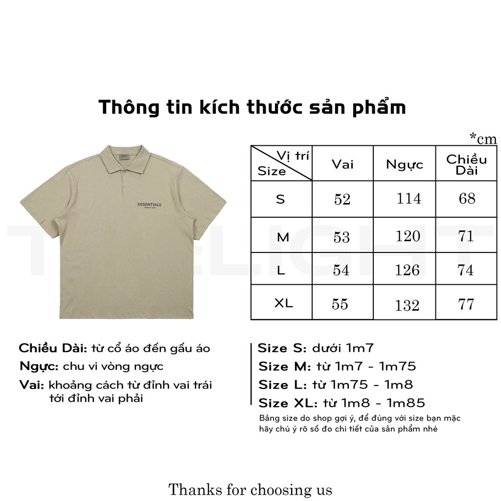 Áo Polo Fear Of God FOG Essentials SS20 | BigBuy360 - bigbuy360.vn