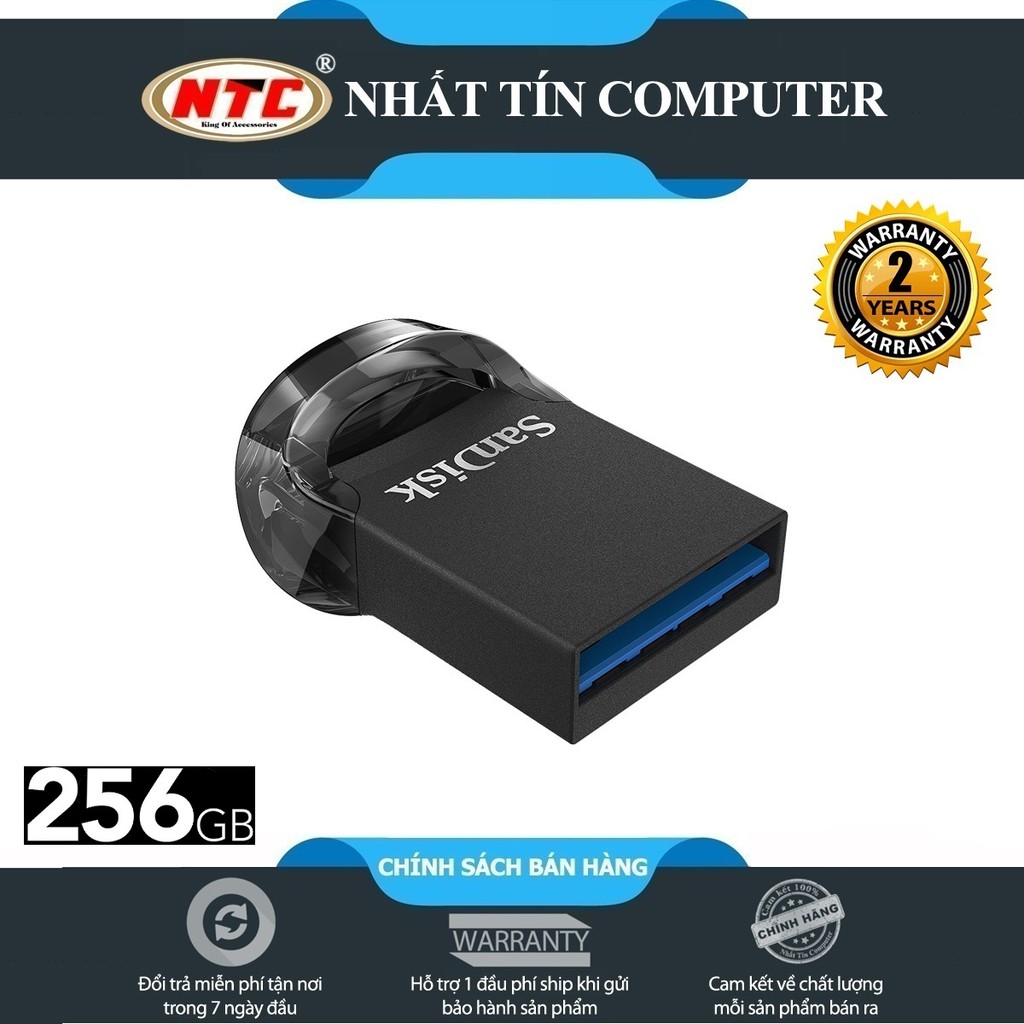 USB 3.1 SanDisk CZ430 Ultra Fit 256GB 130MB/s