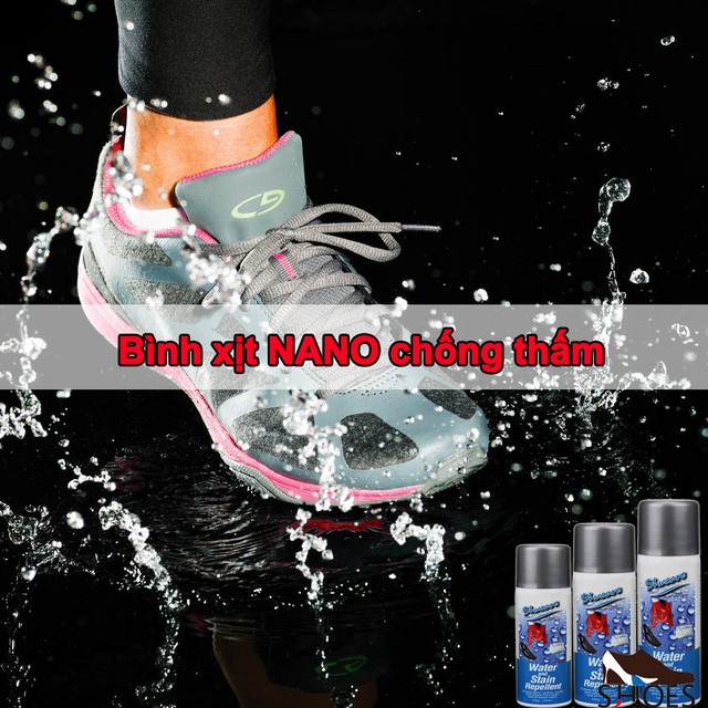 Bình xịt giày nano chống thấm nước khi mưa SHUCARE