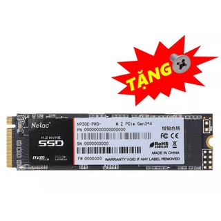 Giá gốc - Ổ cứng SSD NVME Netac Pro dung lượng 128GB, 256GB, 512GB chính hãng - Bảo hành 36 tháng