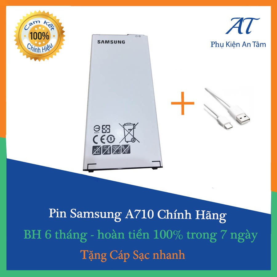 Pin Samsung Galaxy A7 2016 (A710) [TẶNG CÁP]