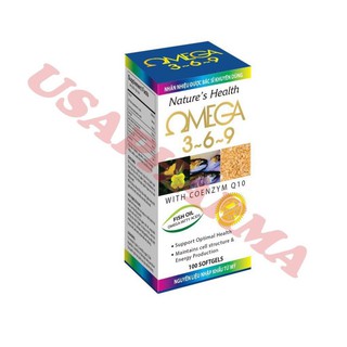 Omega 369 USA bổ não, sáng mắt, khỏe tim mạch - 100 viên