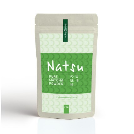 Bột Trà Xanh Matcha Natsu Nhật Bản Size Nhỏ - Matchashop.vn
