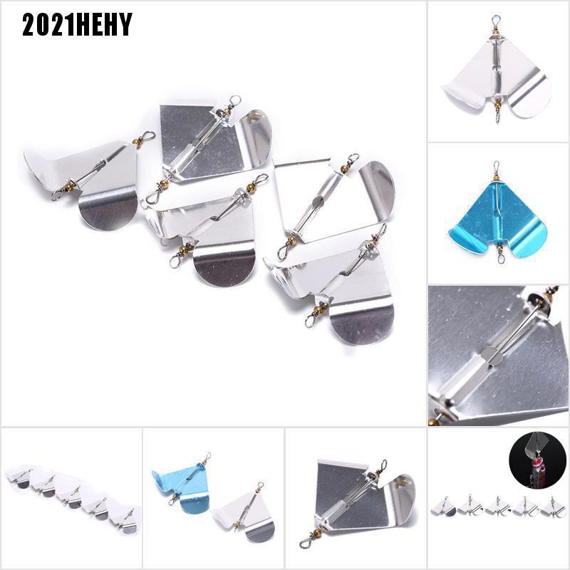 [2021HE] fishing sequins lures rotating blade fiy fishing hard metal spinner bait tackle #HY