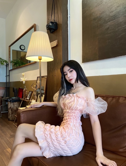 Đầm dập thun Bonnie