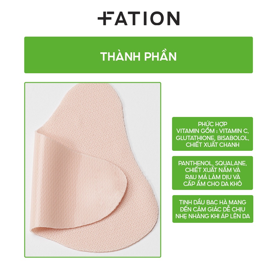 Mặt Nạ Chơi Golf Chống Nắng  FATION UV Control Outdoor Slim Patch - 1 Miếng 5 Cặp 4.6gx5