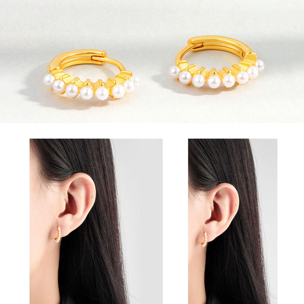 Khuyên tai bạc 925 thiết kế tinh tế thời trang cho nam nữ