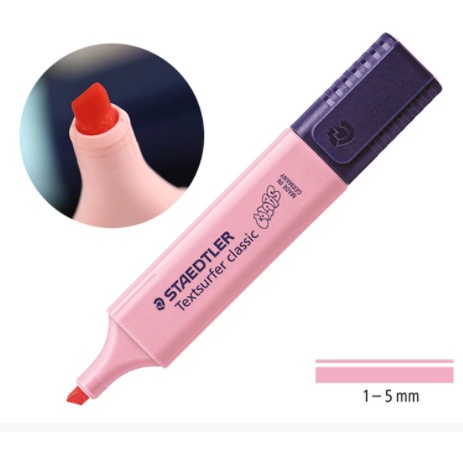 Bút Highlight Staedtler màu cơ bản và màu pastel