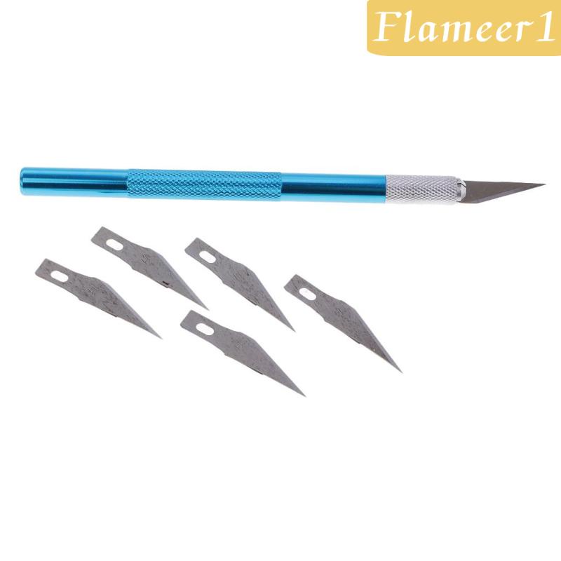 1 Lưỡi Dao 5 Lưỡi Cắt Giấy / Giấy / Đồ Thủ Công DIY Bằng Gỗ