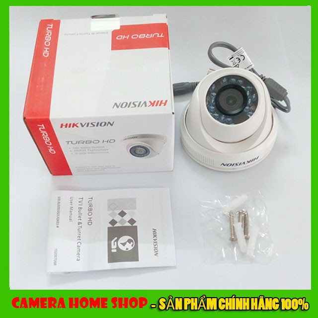 Camera Hikvision HD-TVI Dome hồng ngoại 1.0 Megapixel 720P