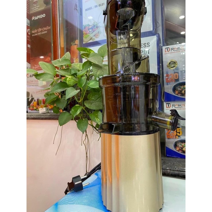 Máy ép chậm Ferroli cổ to FSJ-200M, công suất 200W máy ép trái cây rau củ quả, hàng chính hãng bảo hành 1 năm