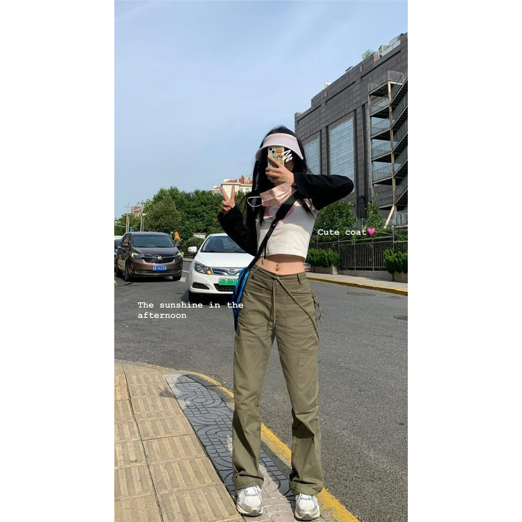 Áo Thun Dáng Ôm Ngắn Dài Tay In Hình Trái Tim 60772