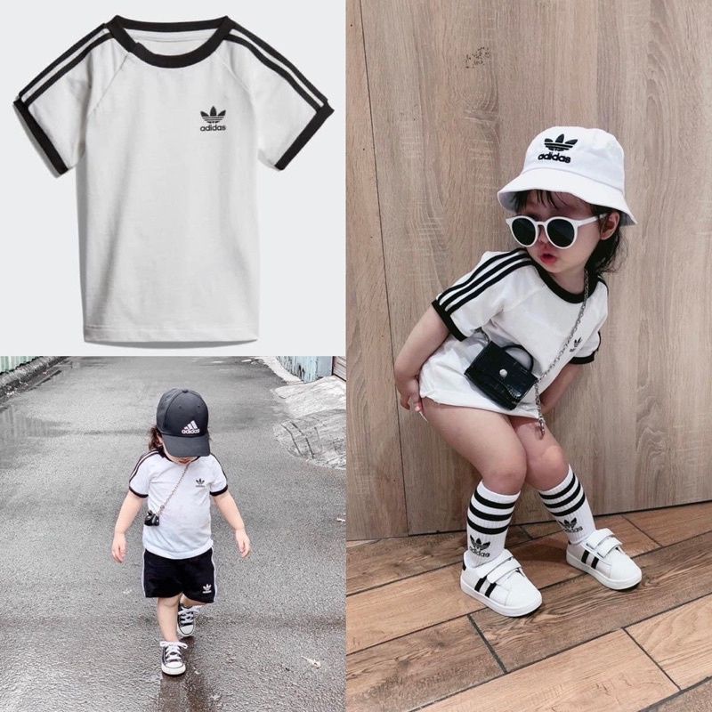 Áo phông Das ba lá bé trai bé gái