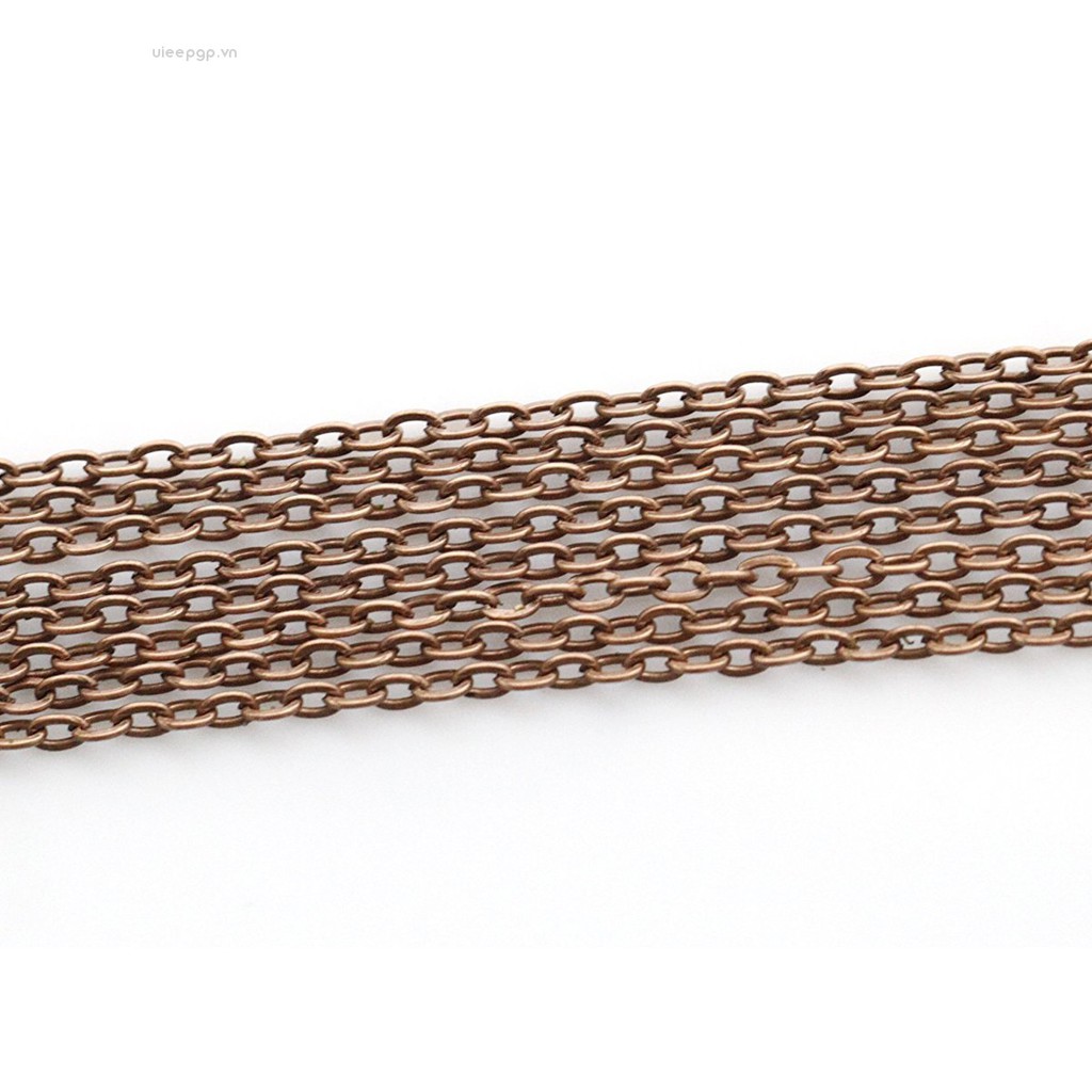 Uieepgp Dây Cáp Kim Loại Dạng Hở Mạ Vàng Bạc Dài 5m 4 Màu Sắc Để Tìm Trang Sức