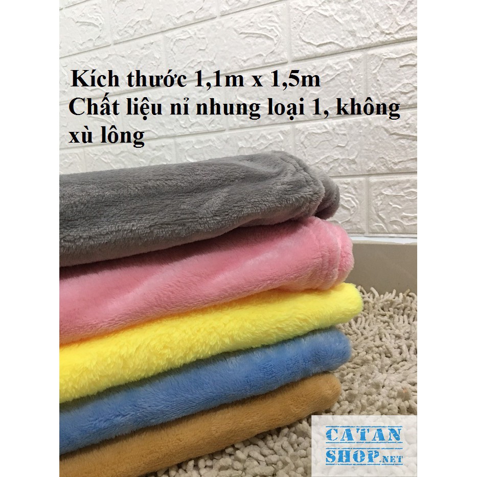 Mền trơn du lịch tuyết nhung siêu mịn, chăn ngủ trưa văn phòng êm nhẹ, đắp cực ấm GD287-Menle