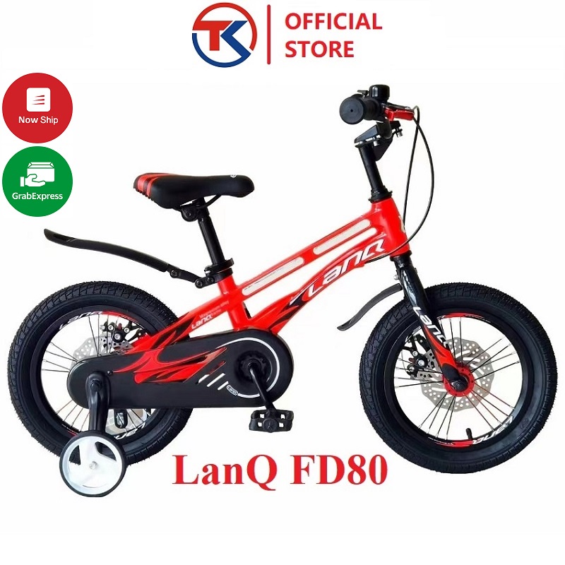 Xe Đạp Trẻ Em LanQ FD80 Cho Bé Từ 2 Đến 7 Tuổi