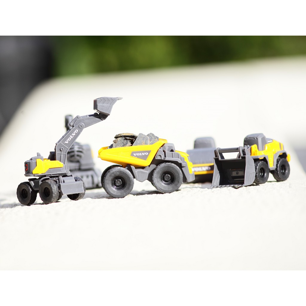 Bộ Đồ Chơi Xe Xây Dựng DICKIE TOYS Volvo Micro Workers 203722008 - Simba Toys Vietnam