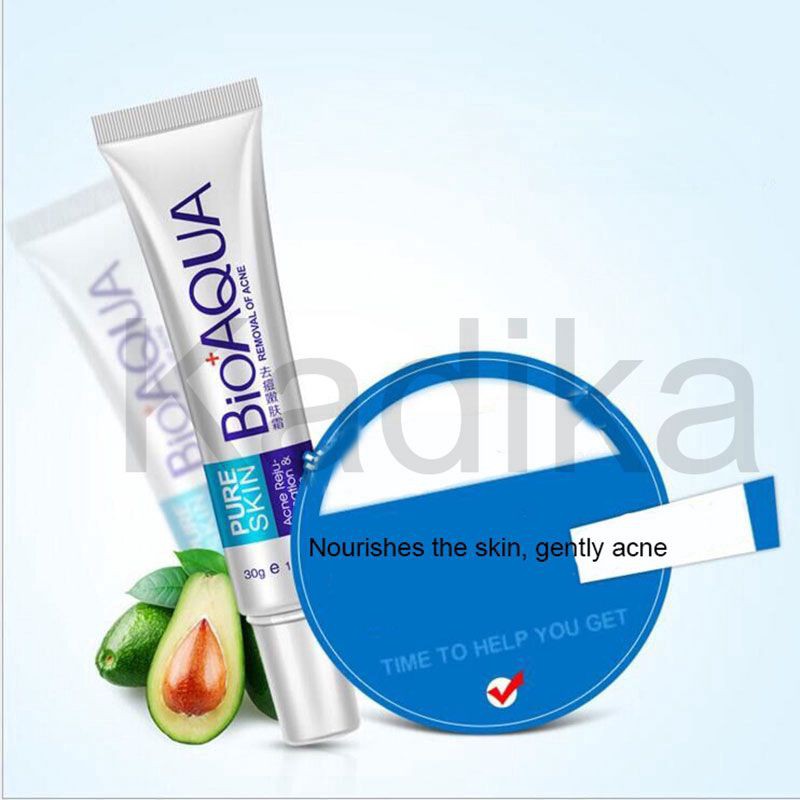 Kem hỗ trợ giảm mụn pure skin BIOAQUA 30g