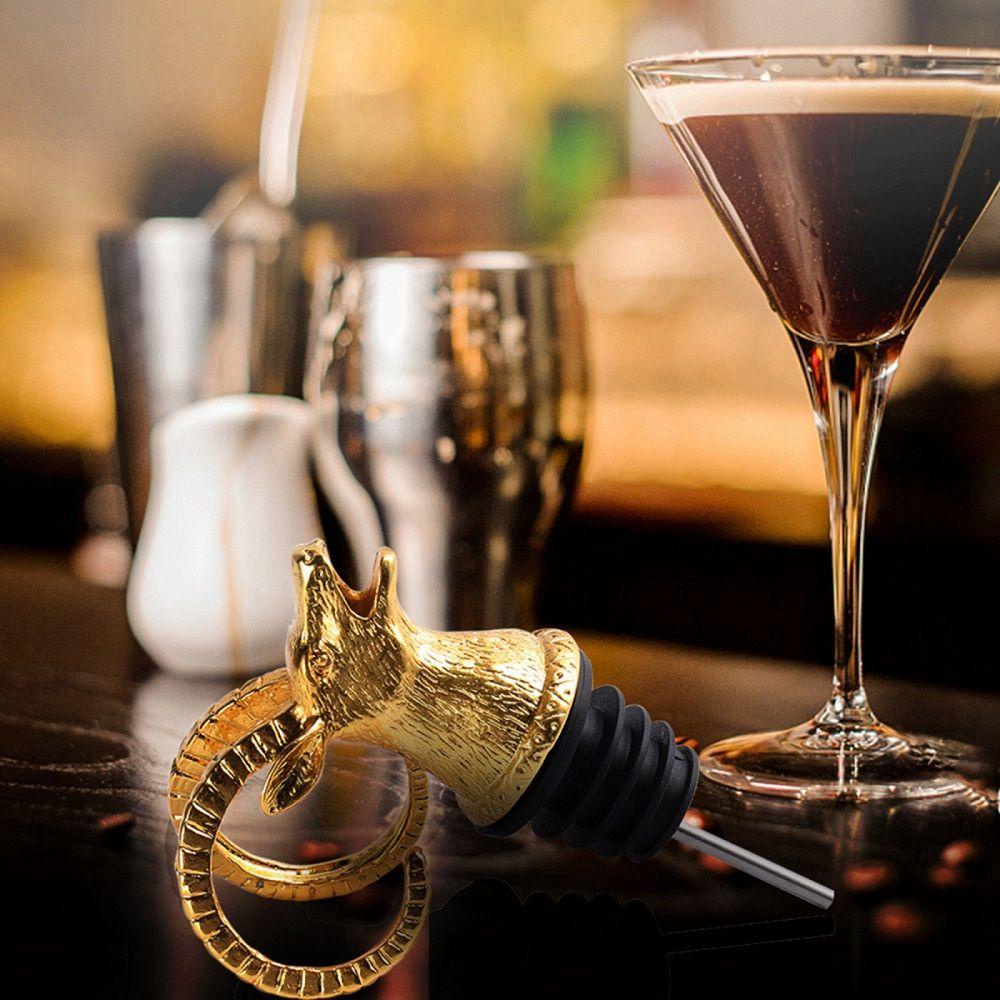 Nút Chặn Chai Rượu Vang Hình Đầu Hươu Độc Đáo Tiện Dụng