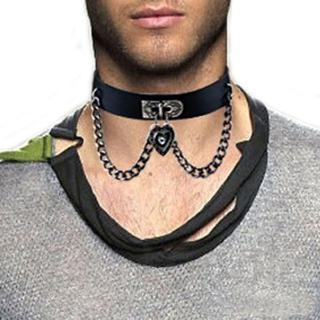 Vòng da choker phong cách Gothic cá tính