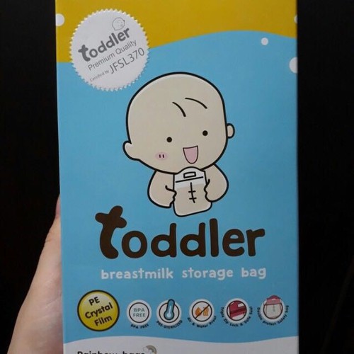 Túi trữ sữa Toddler xanh hộp 49 túi 250ml / 9Oz