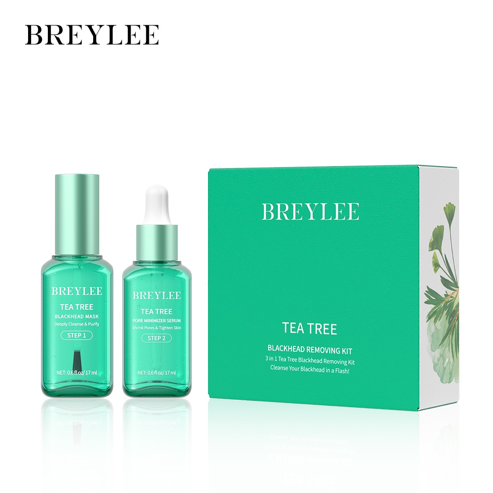 Bộ 2 Sản Phẩm Làm Sạch Lột Mụn Đầu Đen Và Thu Nhỏ Lỗ Chân Lông Breylee