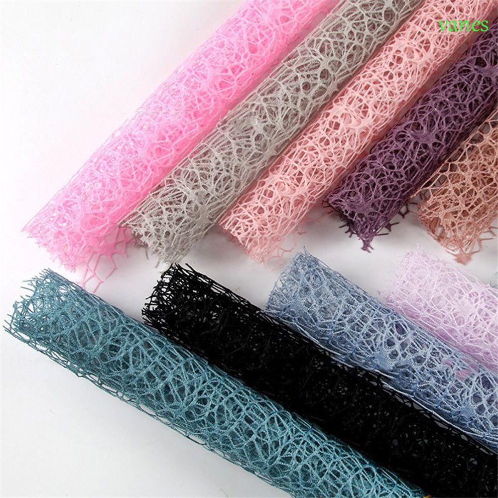 1 Cuộn Giấy Gói Bó Hoa Thủ Công Hình Tròn Nhiều Màu Trang Trí Đa Ứng Dụng