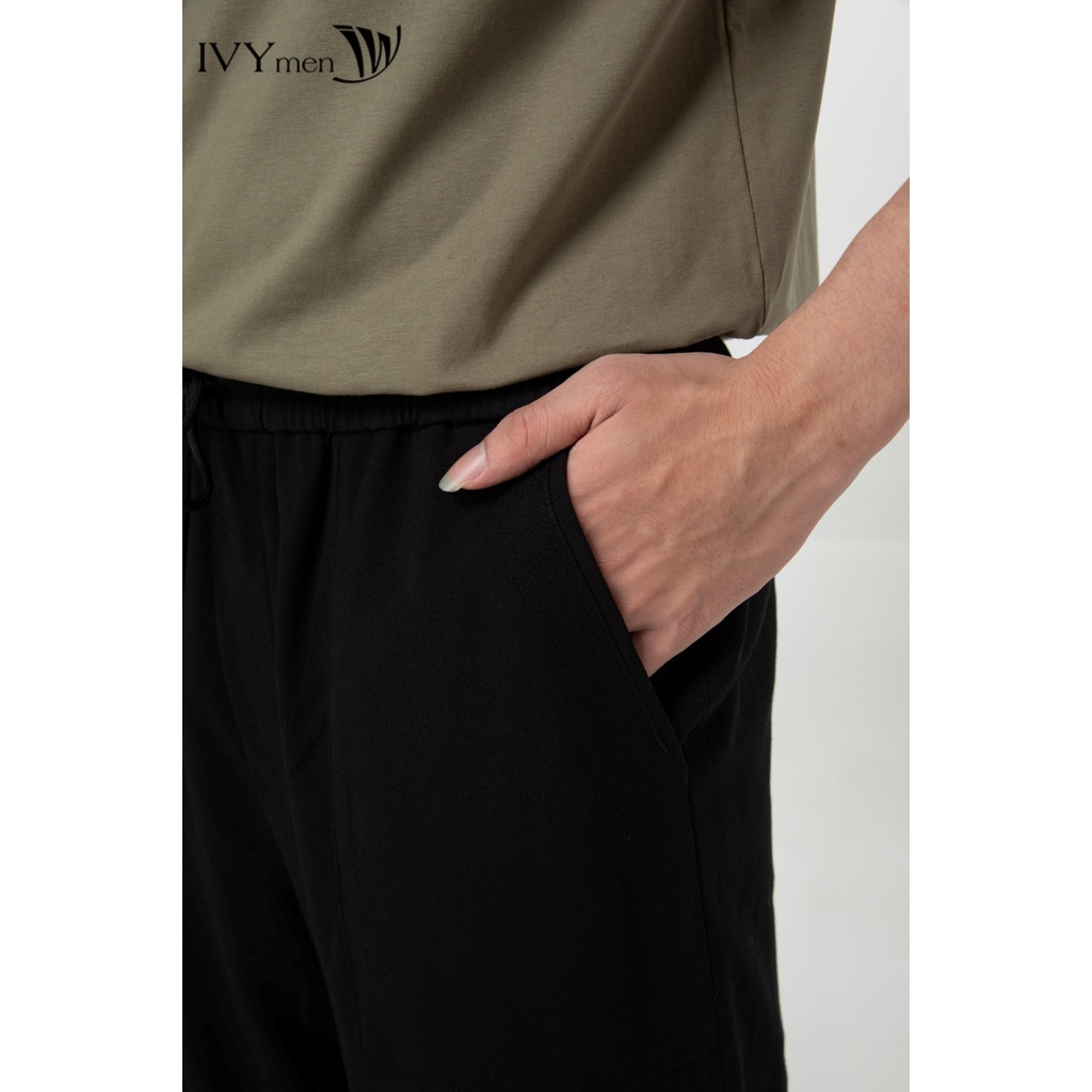 Quần dài nam mix khóa kéo IVY moda MS 22E3066