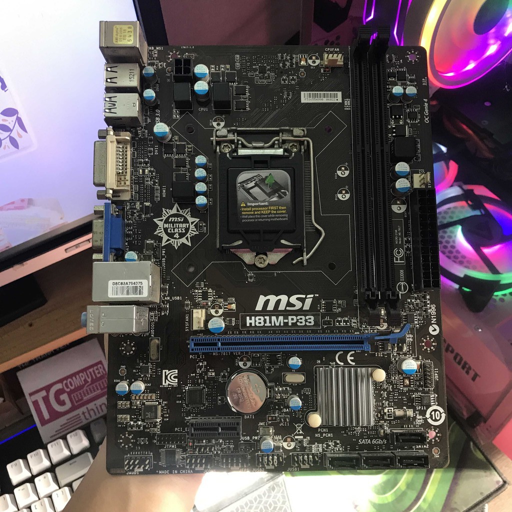 [Mã ELTECHZONE giảm 6% đơn 500K] Main máy tính H61 H81 Giga / Asus / Asrock / MSI / Foxconn giá siêu tốt