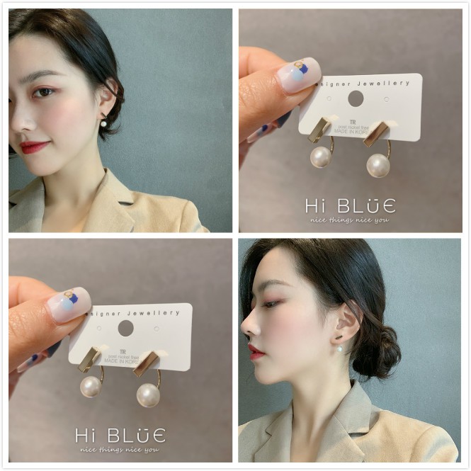 Hoa Tai Ngọc Trai Thời Trang Phong Cách Hàn Quốc Cho Nữ