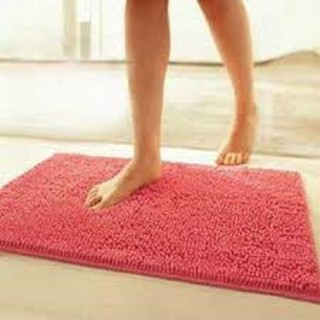 Thảm lau chân san hô siêu thấm trống trơn