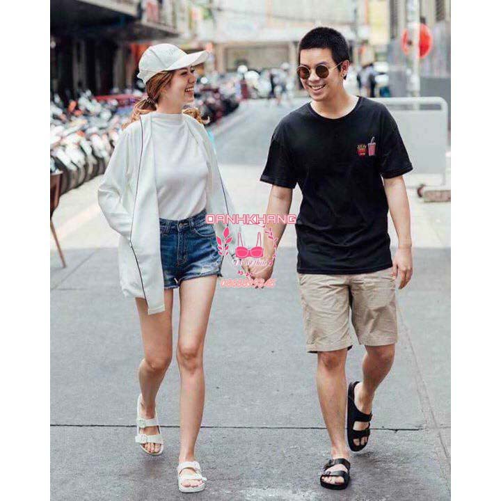 Dép nam nữ nhựa đúc Thái Lan UNISEX 2 quai siêu nhẹ Red Apple -2562