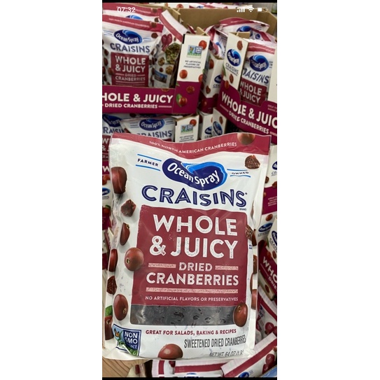 [Mã 229FMCGSALE giảm 8% đơn 500K] NAM VIỆT QUẤT SẤY KHÔ OCEAN SPRAY CRAISINS 1,81kg