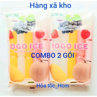 combo 2 kem đá thạch trái cây malaysia, 10 cây/450ml 1 gói