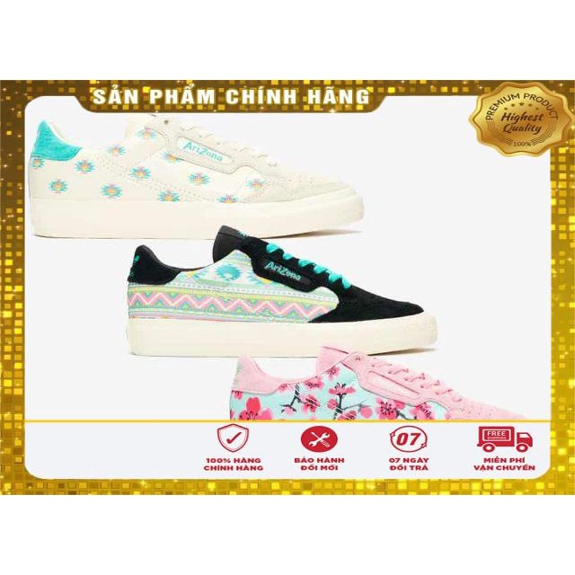 [HÀNG SẴN, AUTH, ĐỦ BILL] Giày thể thao Adidas Continenal Vulc kết hợp với Arizona + Mask sịn sò của Korea - bh12